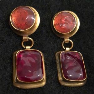 VINTAGE YVES SAINT LAURENT AUTHENTIC EARRINGS